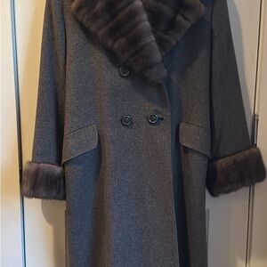 Saks Fifth Avenue Camel Hair Coat